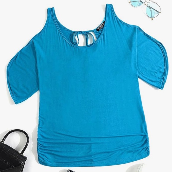 YOINS Blue Women's Blouse - Picture 1 of 2